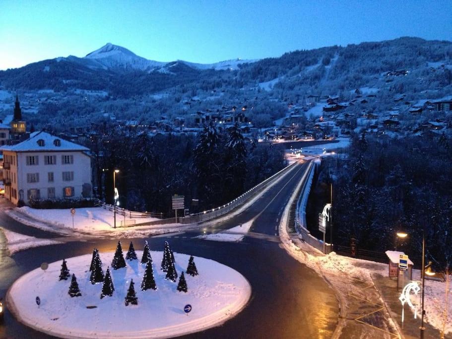 Appart Cosy Et Lumineux Au Coeur De Saint Gervais Luaran gambar